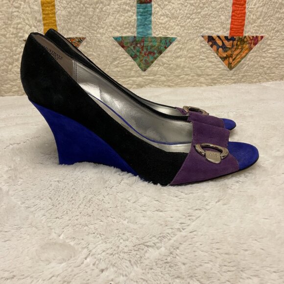 Anne Klein Wedge High Heels Woman's Size 8.5 - Picture 1 of 8